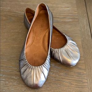 Gentle Souls Bayside Ruched Ballet Flats